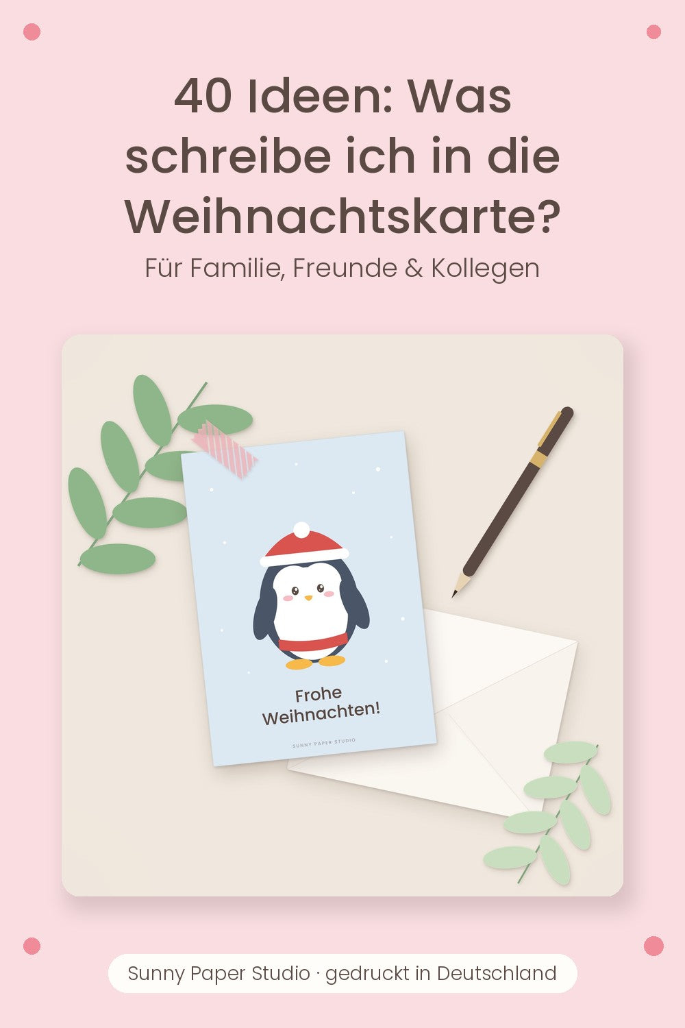 Was schreibe ich in die Weihnachtskarte? 40 Ideen