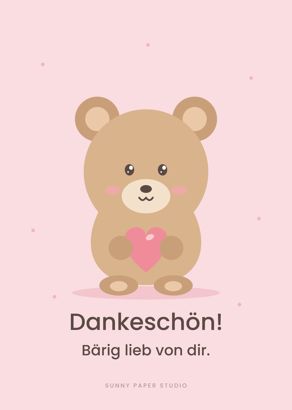 Motiv 1: Danke Bär